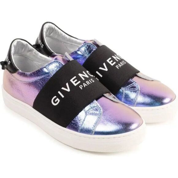 Givenchy Other - GIVENCHY Kids' Logo Band Iridescent Slip-On Sneaker 3 US 34 EU